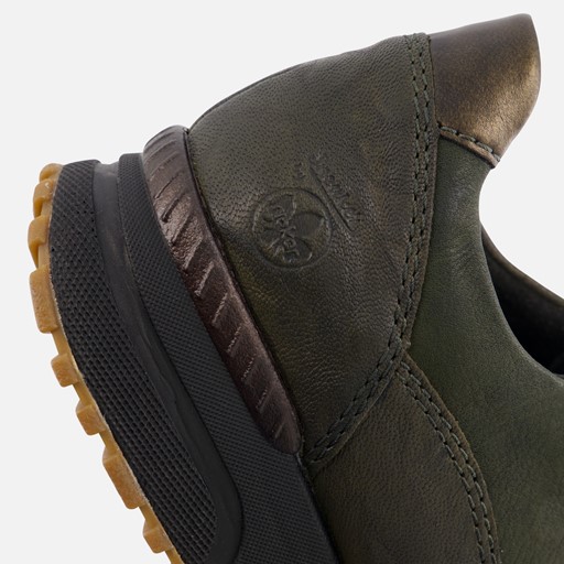 Rieker Sneakers groen Imitatieleer