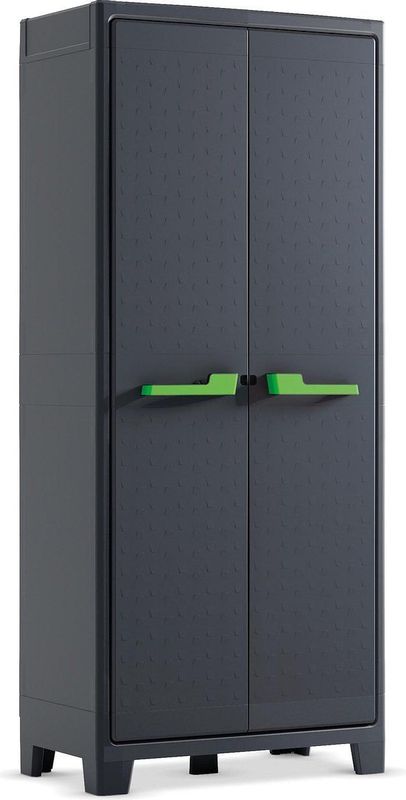 Keter - Moby Hoge Kast - Antraciet - 4 Planken - 80x44x182 cm