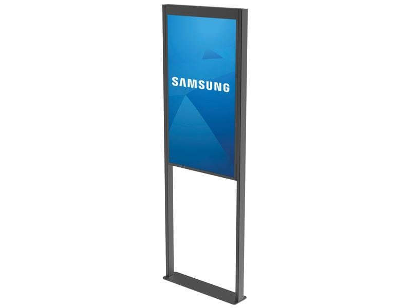 Peerless-AV Bodenhalterung zu Samsung OM55N-D Boden- für Samsung Back-to-Back Schaufenster-Display