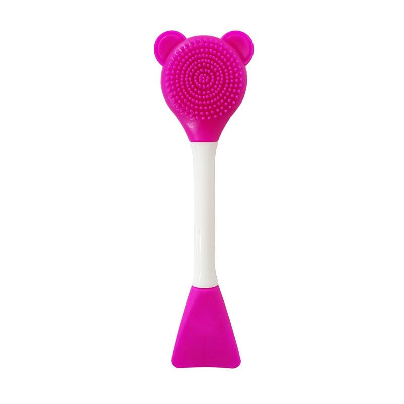 Choyu - Set van 3: Bear Dual Head siliconen gezichtsreinigingsborstel
