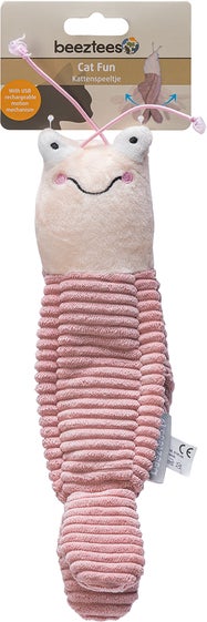 Beeztees speel pluche worm 26 x 8 x 6 cm