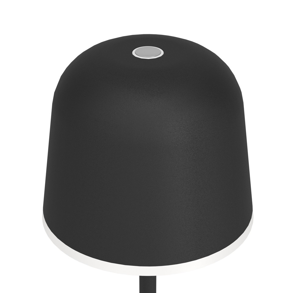 EGLO - MANNERA BORDLAMPE - Sort - Height: 34 cm, Diameter: 11 cm