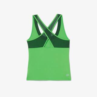 Débardeur Sport Ultra-Dry stretch T-Shirts - Vert - Lacoste - Femme