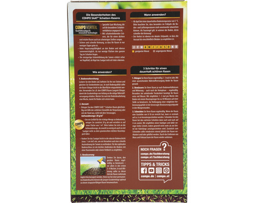 Schaduwgazon COMPO SAAT® 1 kg 50 m²