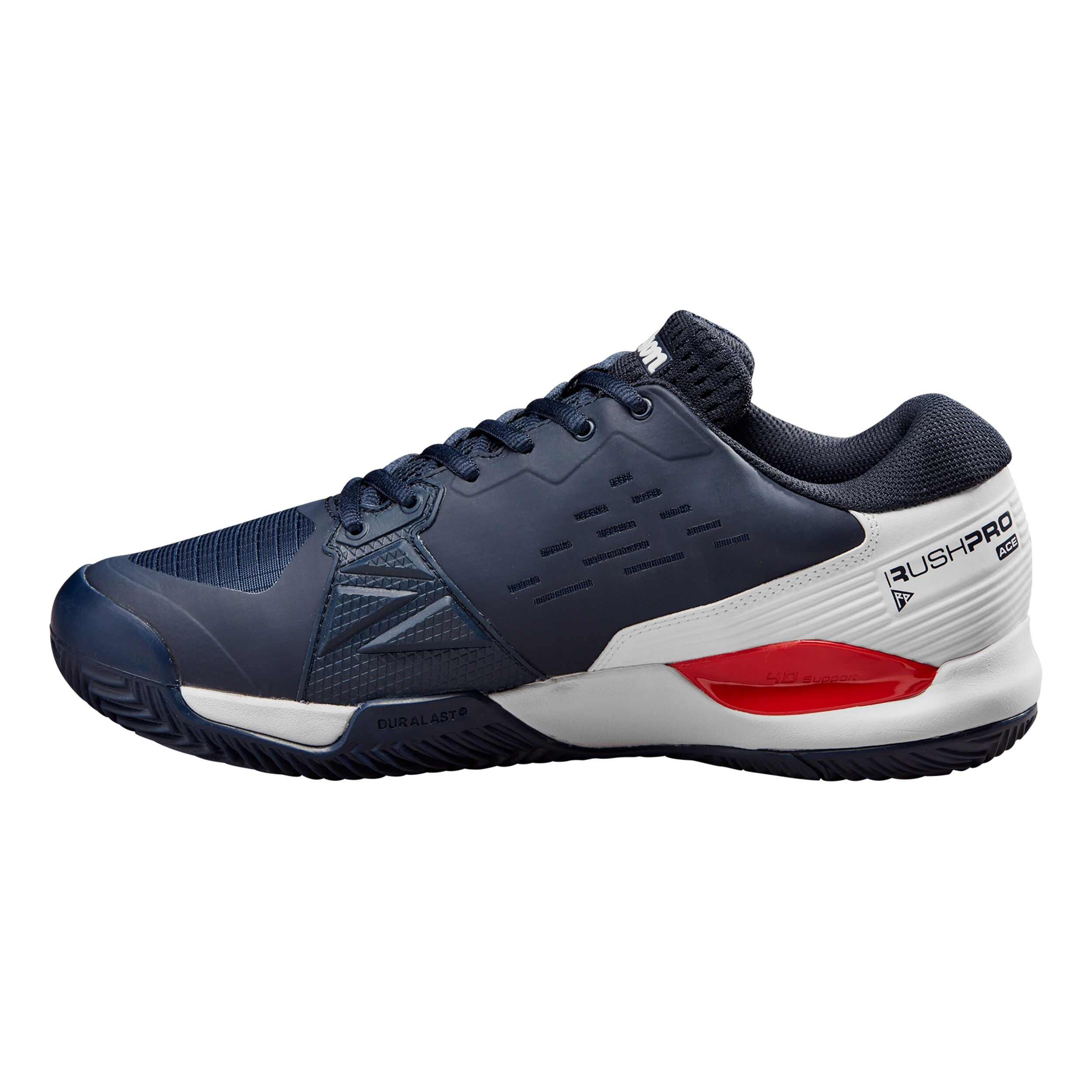 Wilson Rush Pro Ace Chaussure Terre Battue Hommes - Bleu Foncé