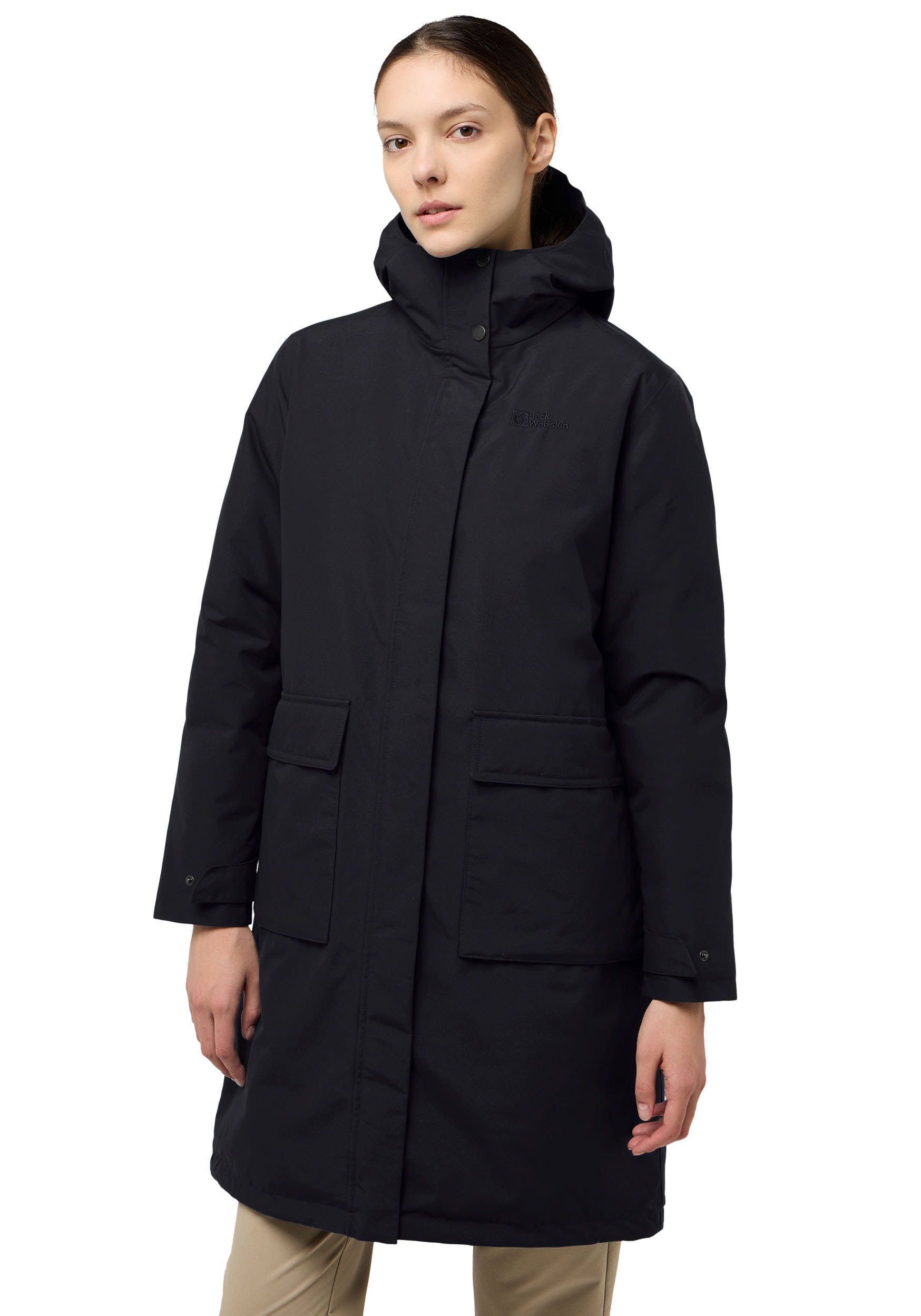 Jack Wolfskin Daunenmantel »WINTERTOR«, Wärmend, winddicht, Daunenjacke