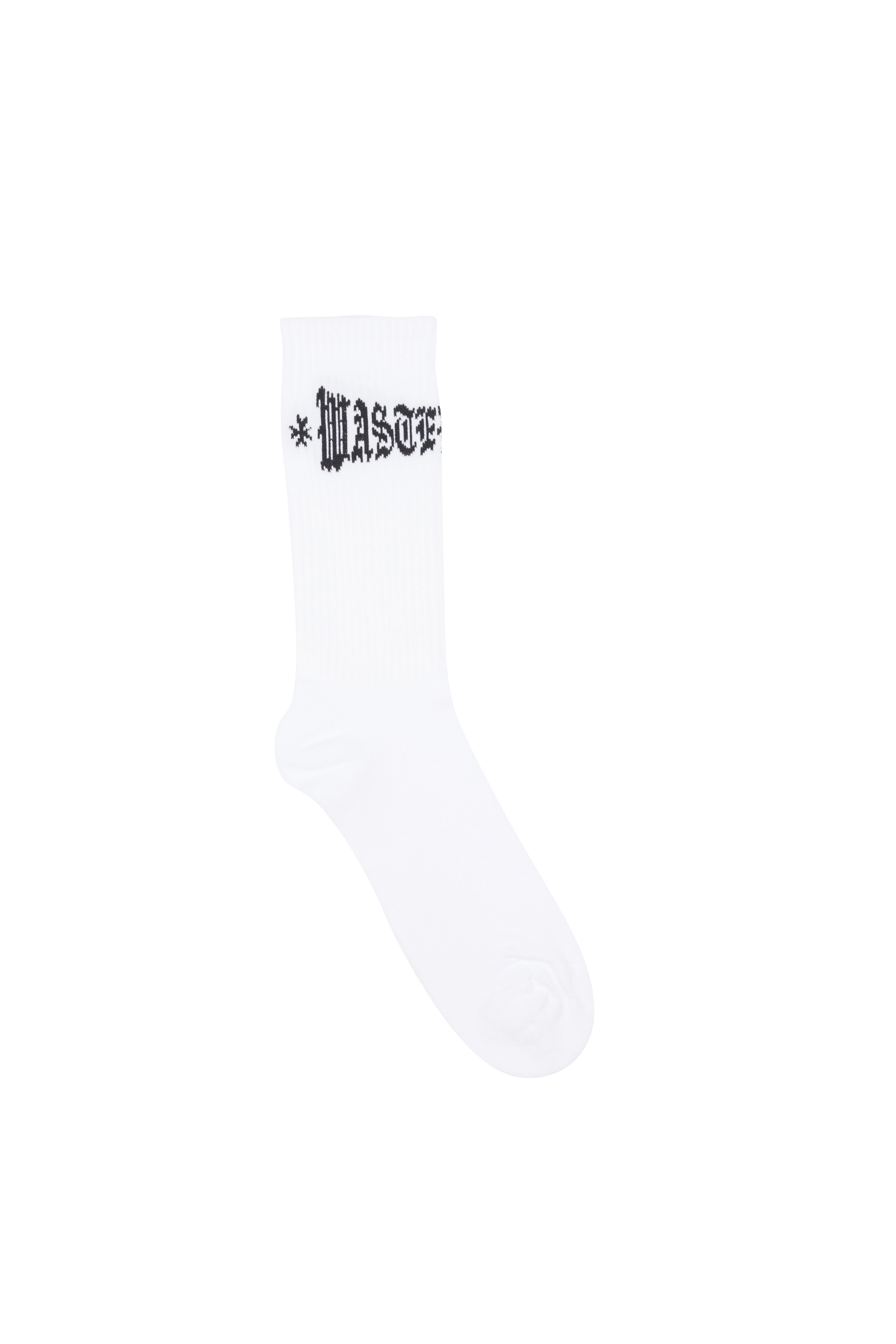 WASTED chaussettes LONDON CROSS Blanc