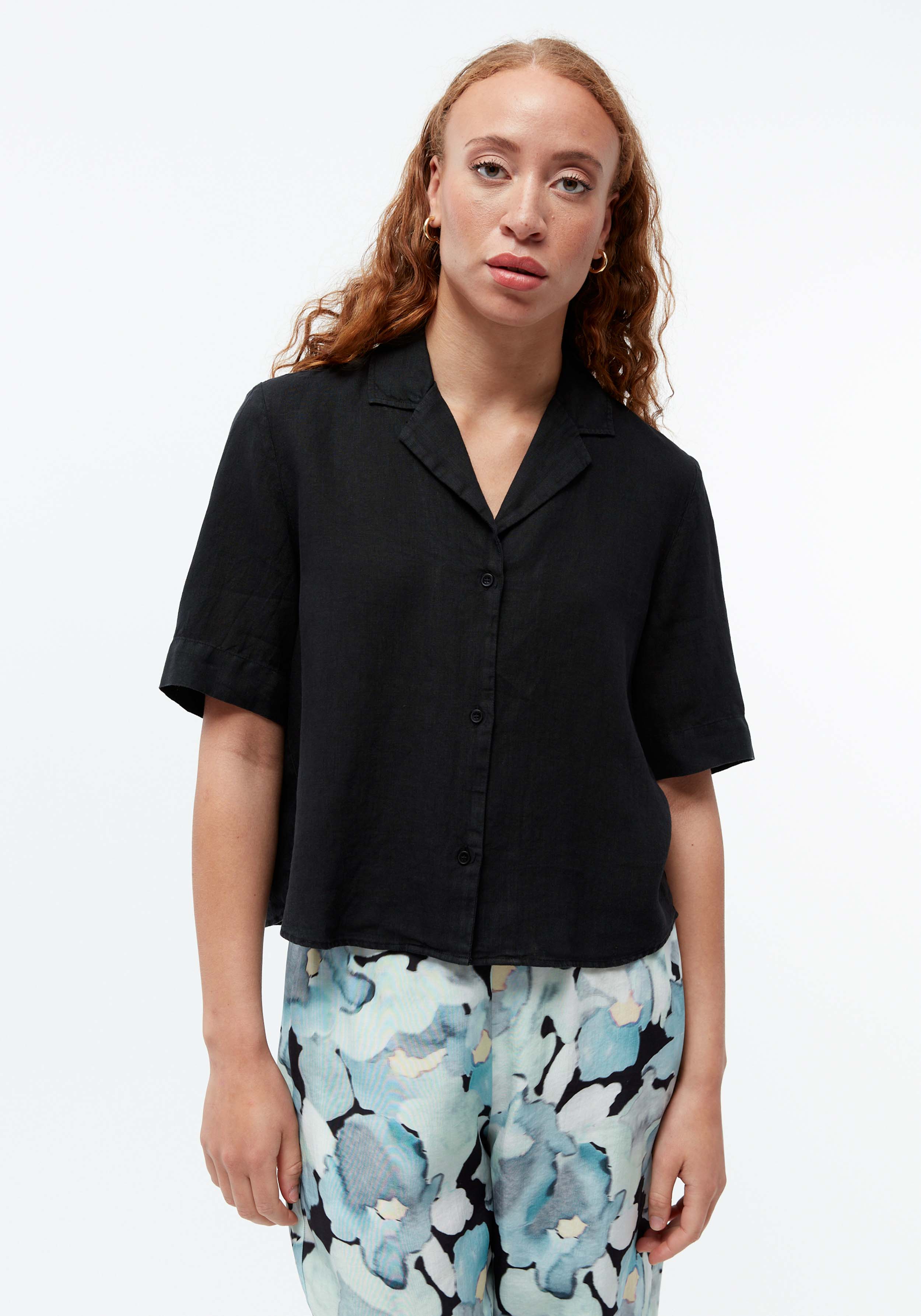 Givn Berlin Leinenbluse GBCarol Black