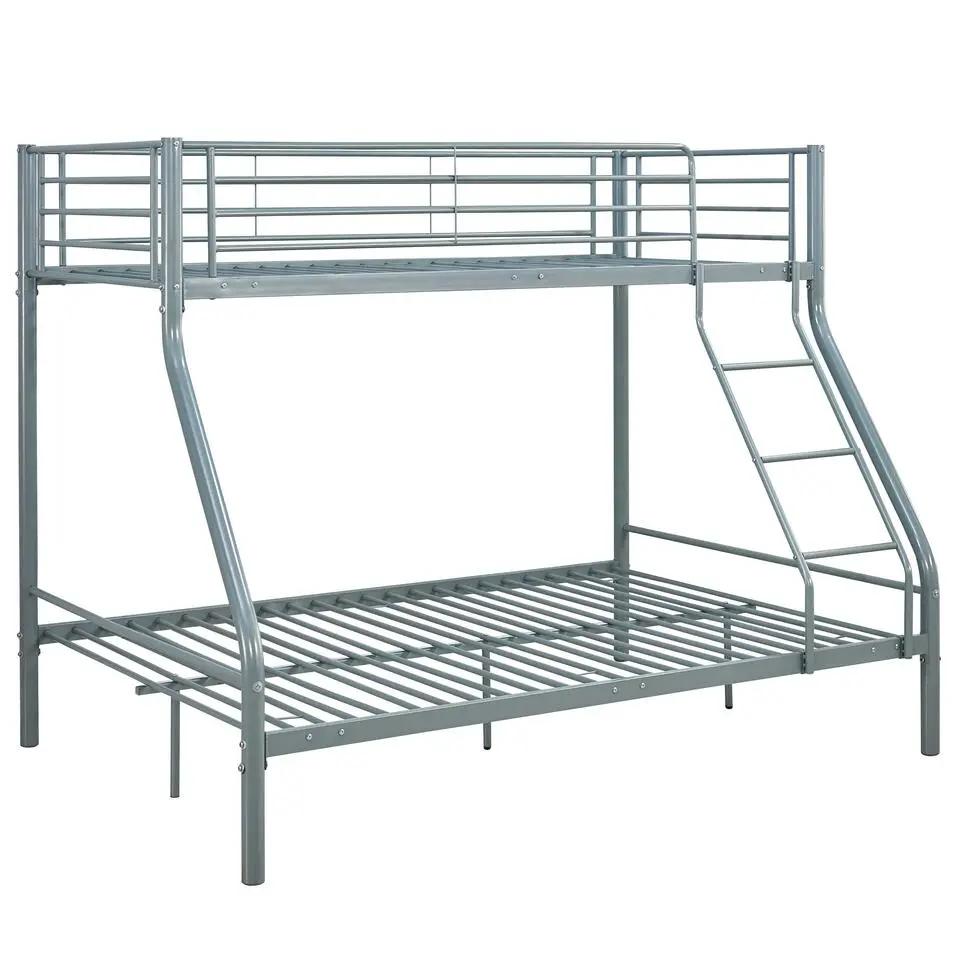 Stapelbed Trixie 90x200 & 140x200 - metaal - mat grijs