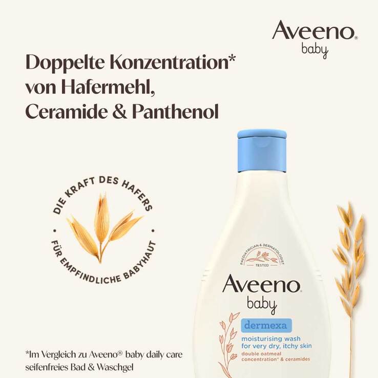 Aveeno baby Dermexa Emollientien Duschcreme, 250 ml