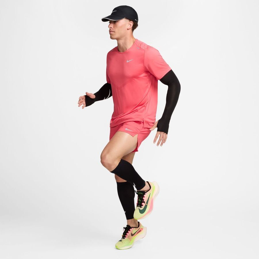 Nike T-shirt Running Dri-FIT Rise 365 - Rose/Argenté