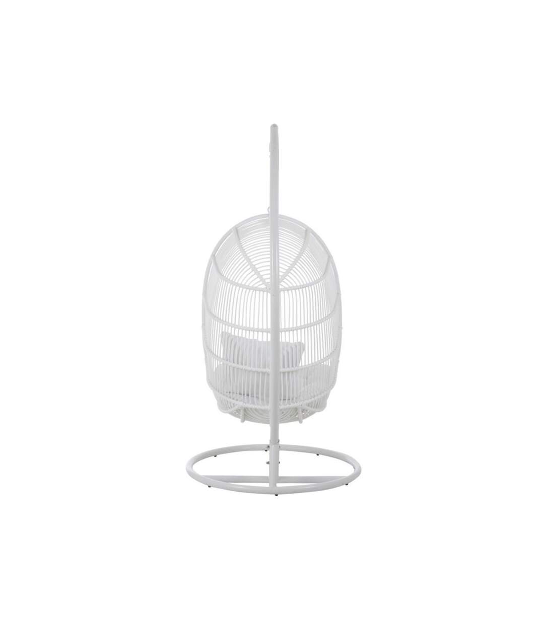 Paris Prix - Fauteuil Suspendu Ovale aciera 193cm Blanc