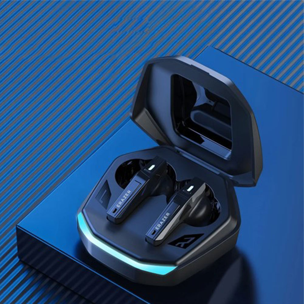 Erazer (by Lenovo) - XT86 Bluetooth 5.4 TWS In-Ear Gaming Kopfhörer Headset mit Ladecase (300mAh) - Titan Grau