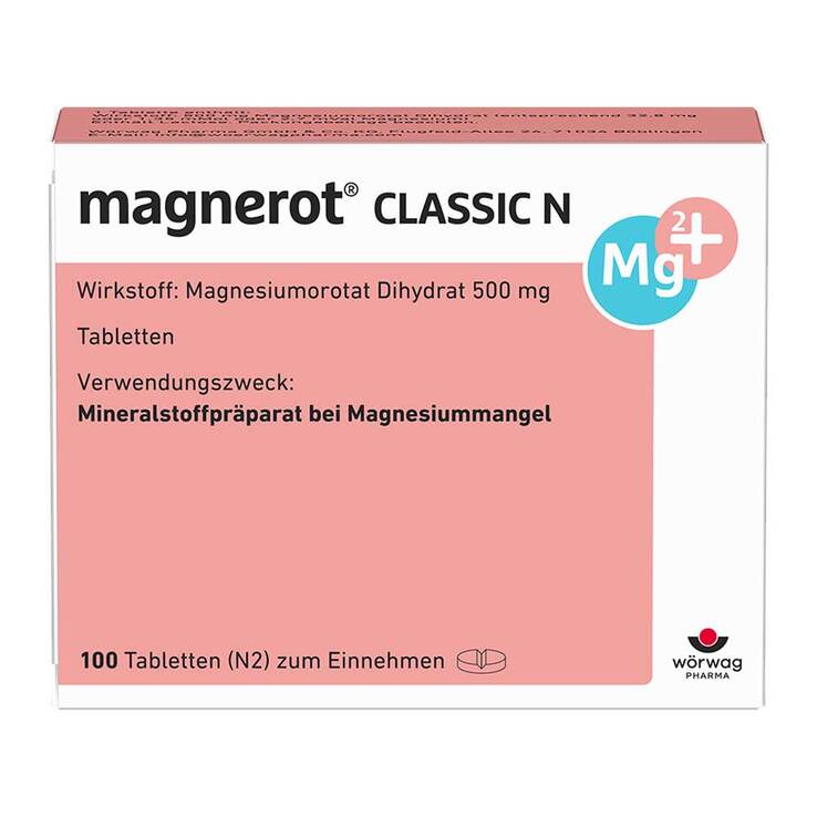 magnerot CLASSIC N Magnesium Tabletten, 100 St