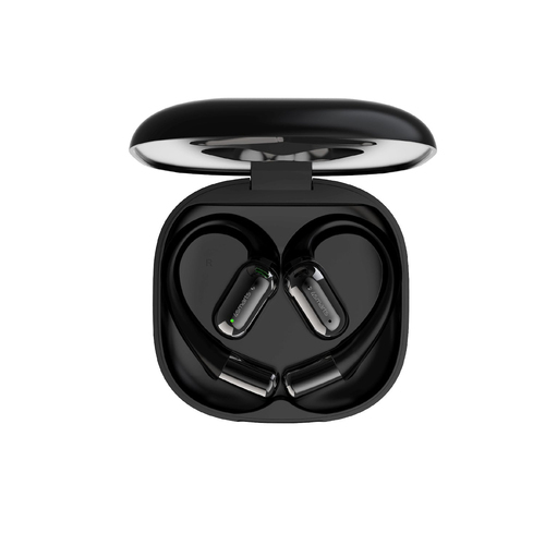 SkyBuds Open-Ear Bluetooth Kopfhörer Ohrbügel mit Mikrofon und Ladecase   AI Touch Display (541437) - Schwarz