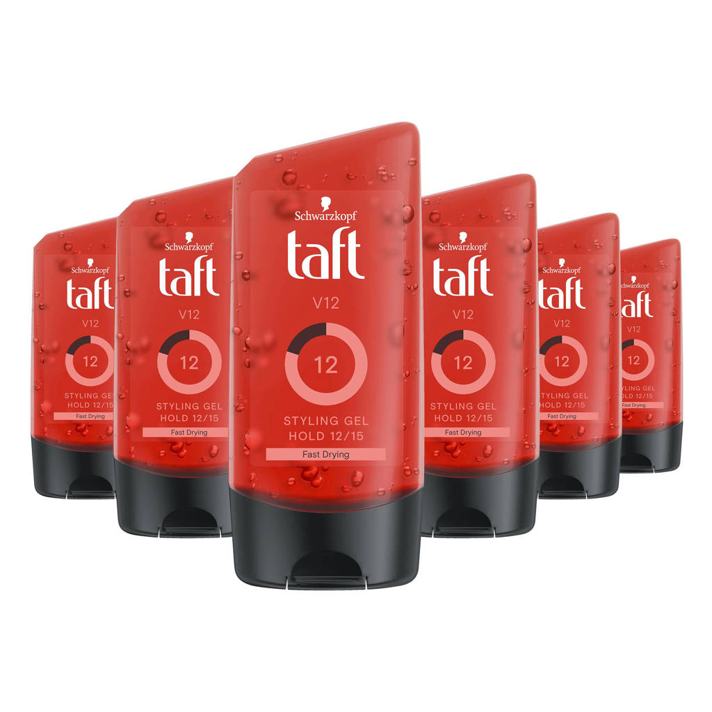 Taft V12 Power Gel- voordeelverpakking - 6 x 150 ml