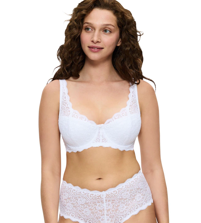 Triumph Balconette-BH »Amourette«, Stretch-Spitze, weich, feminin, breite Träger