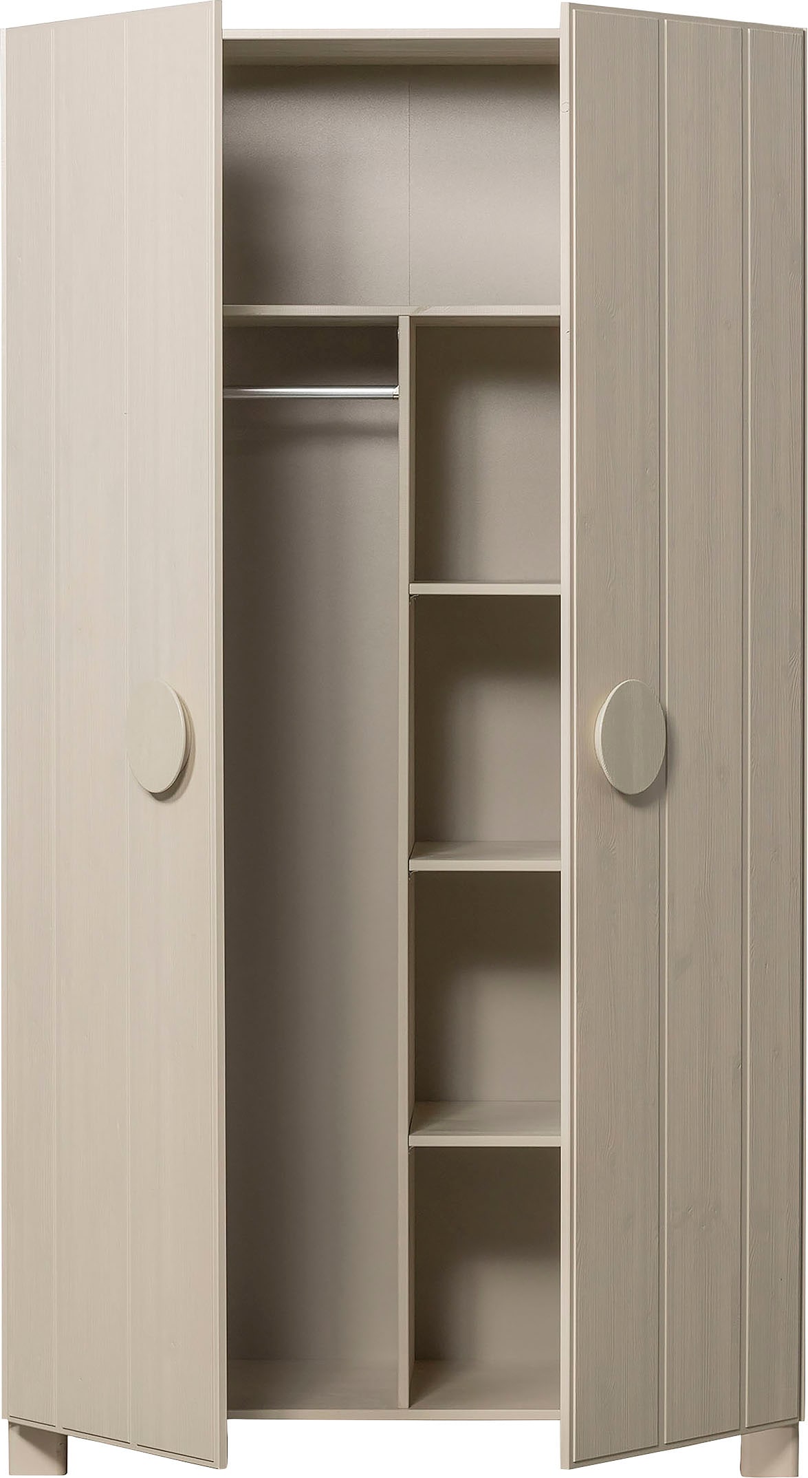 WOOOD Mehrzweckschrank »Noah Stauraumschrank, Dielenschrank« mit Kleiderstange, H 200 cm x B 110 cm