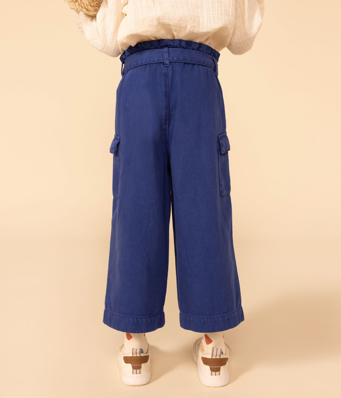 Pantalon large en lyocel enfant fille