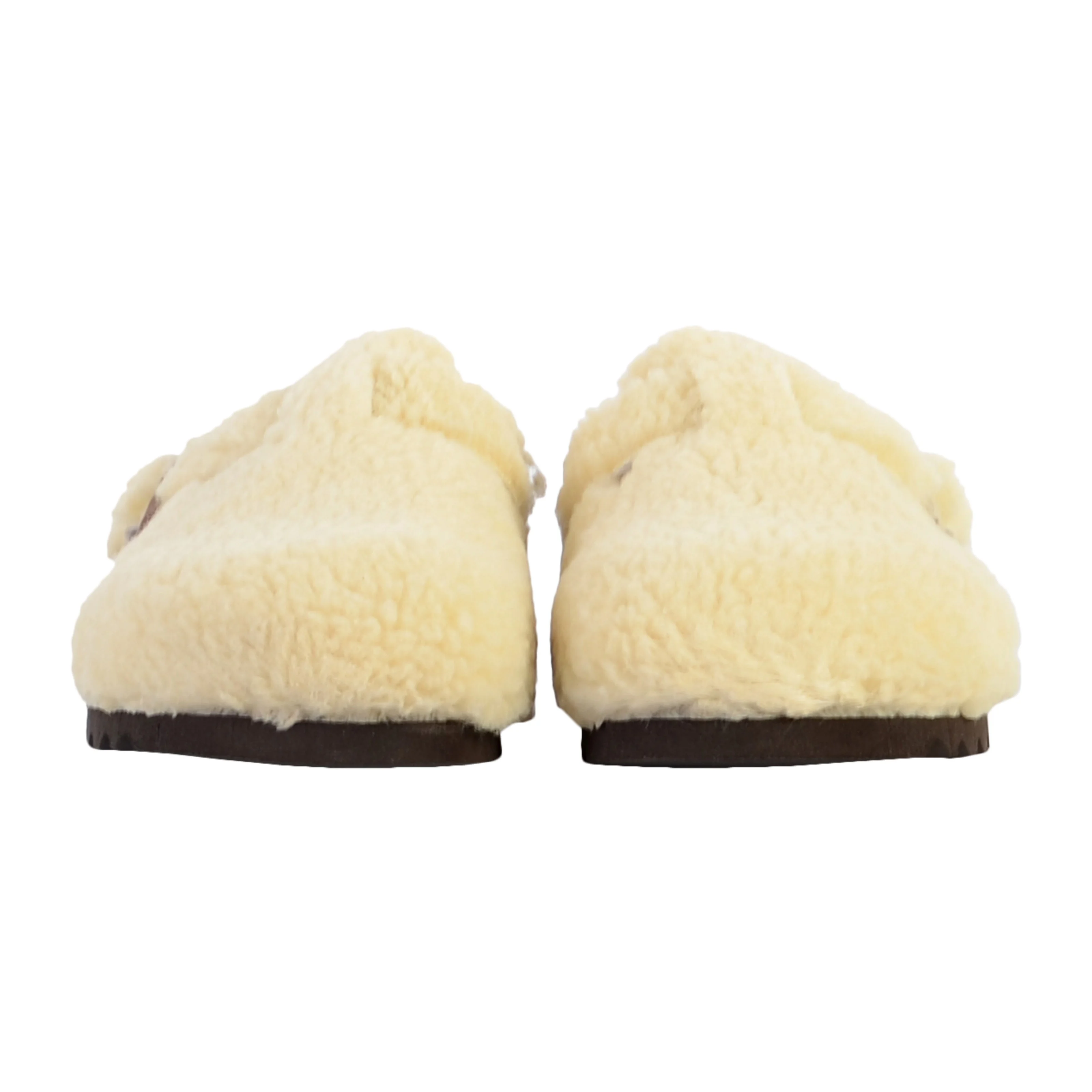 Mules cuirfae | Beige