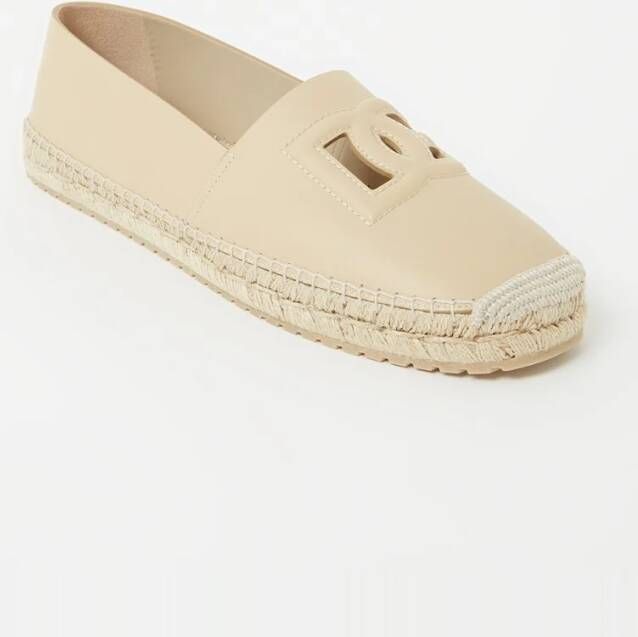 Dolce & Gabbana Espadrille van leer