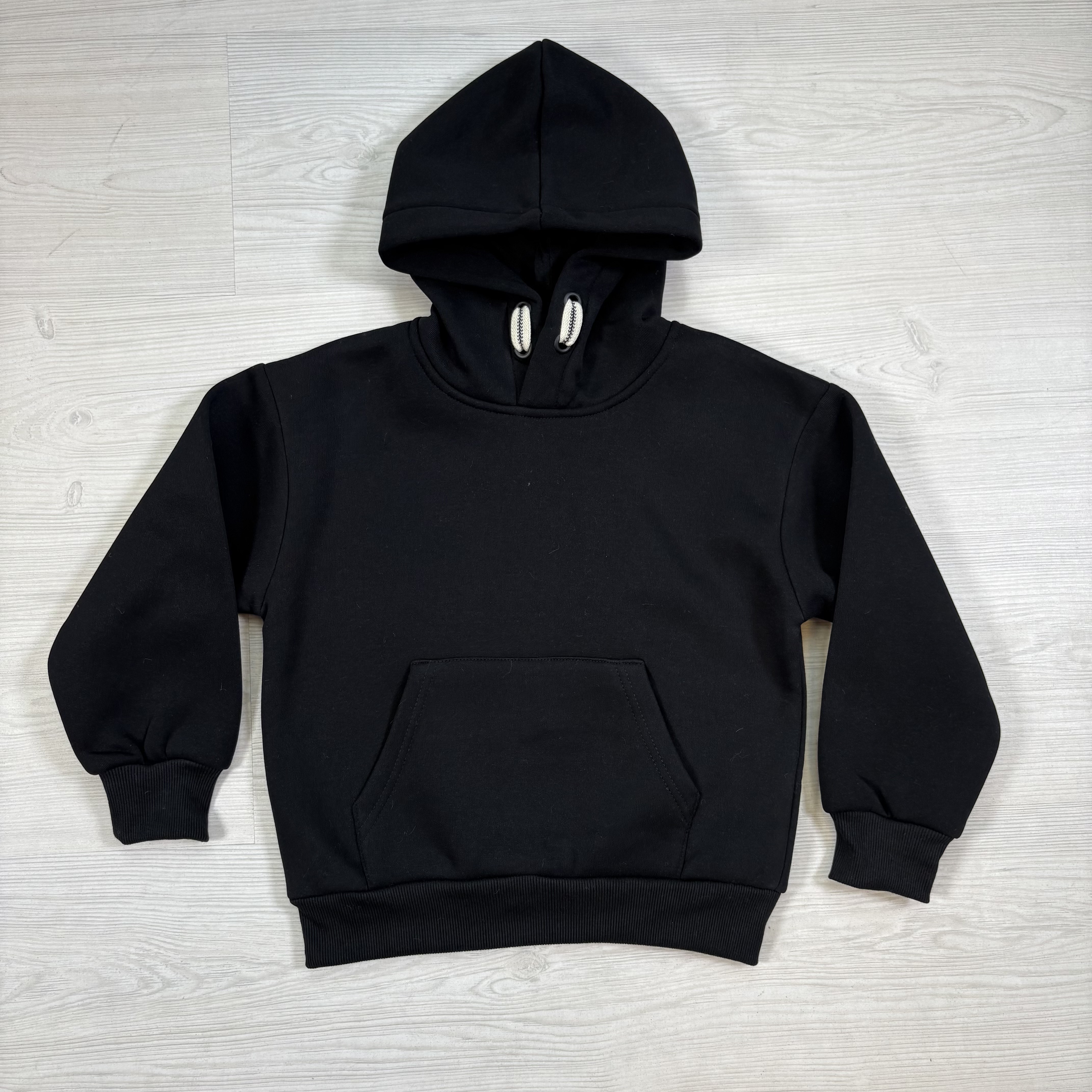 Basic boys hoody - zwart