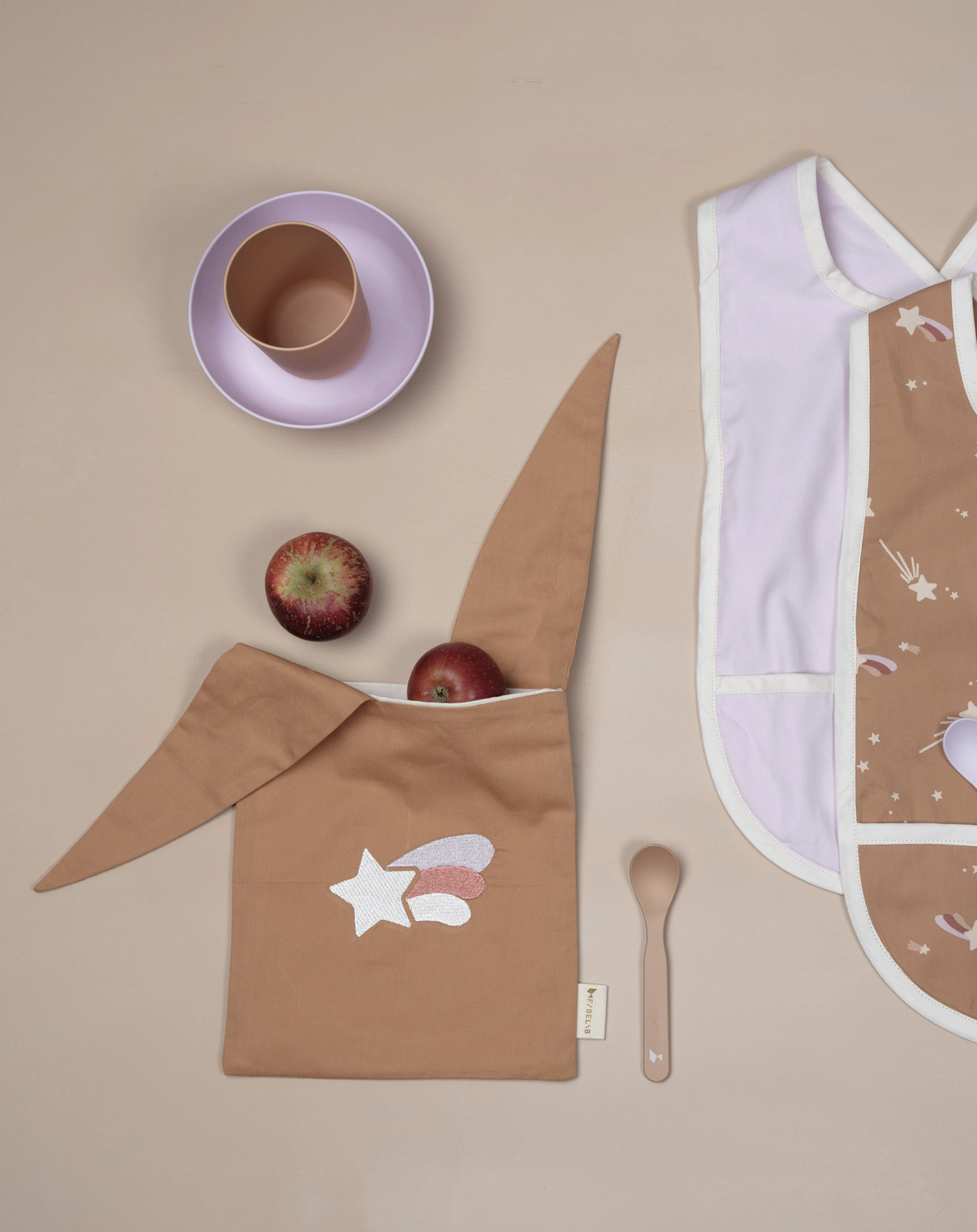 Geschirr-Set BABY'S FIRST MEAL in lila