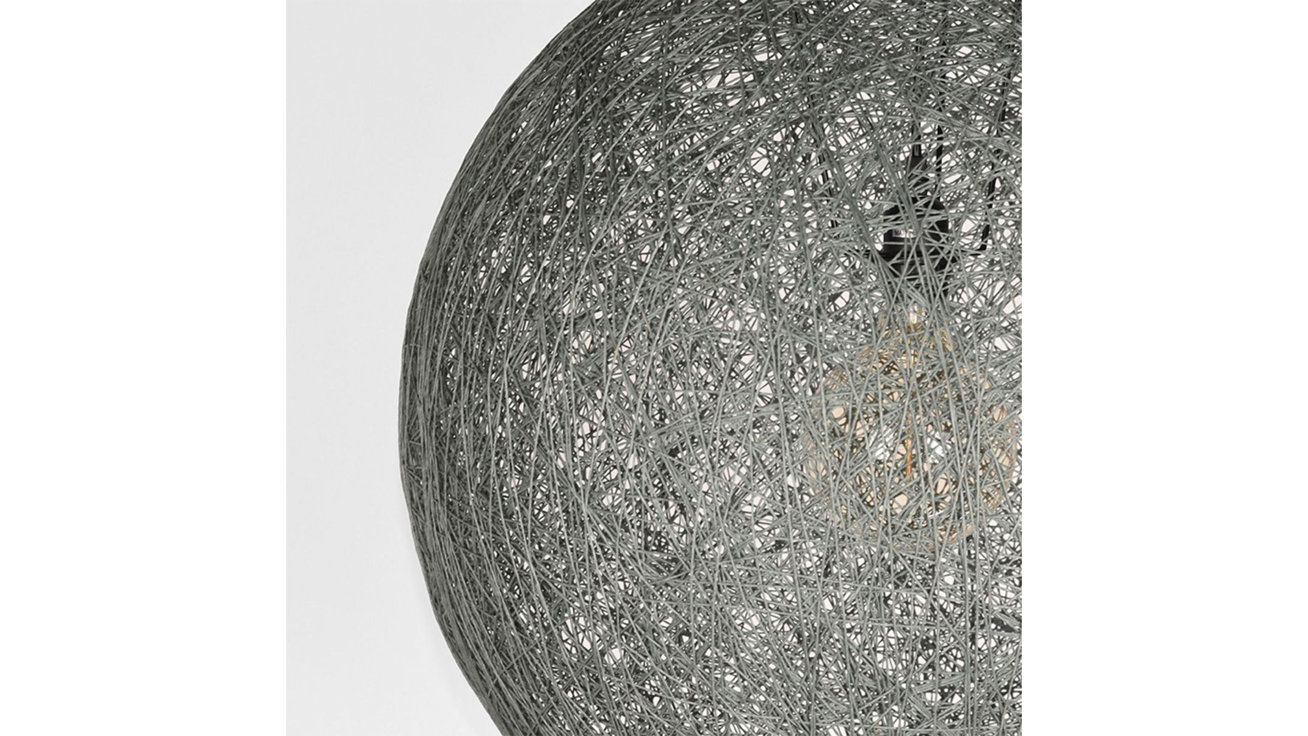 Hanglamp 55x55 grijs QP-4042 Twist B55 x D55 cm