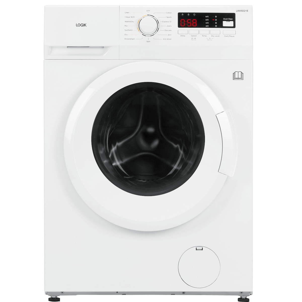 Logik vaskemaskin/tørketrommel L8W5D21E