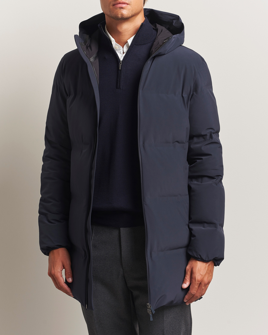 Herno Waterproof Stretch Down Parka Navy
