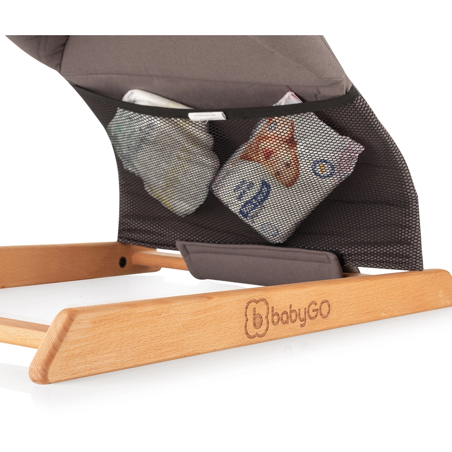 babyGO Babywippe Skippy Grey