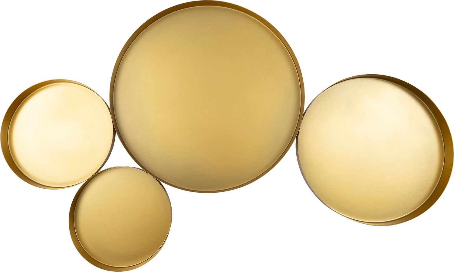 Intratuin decoratiebord Goldi goud D 23 H 3 cm