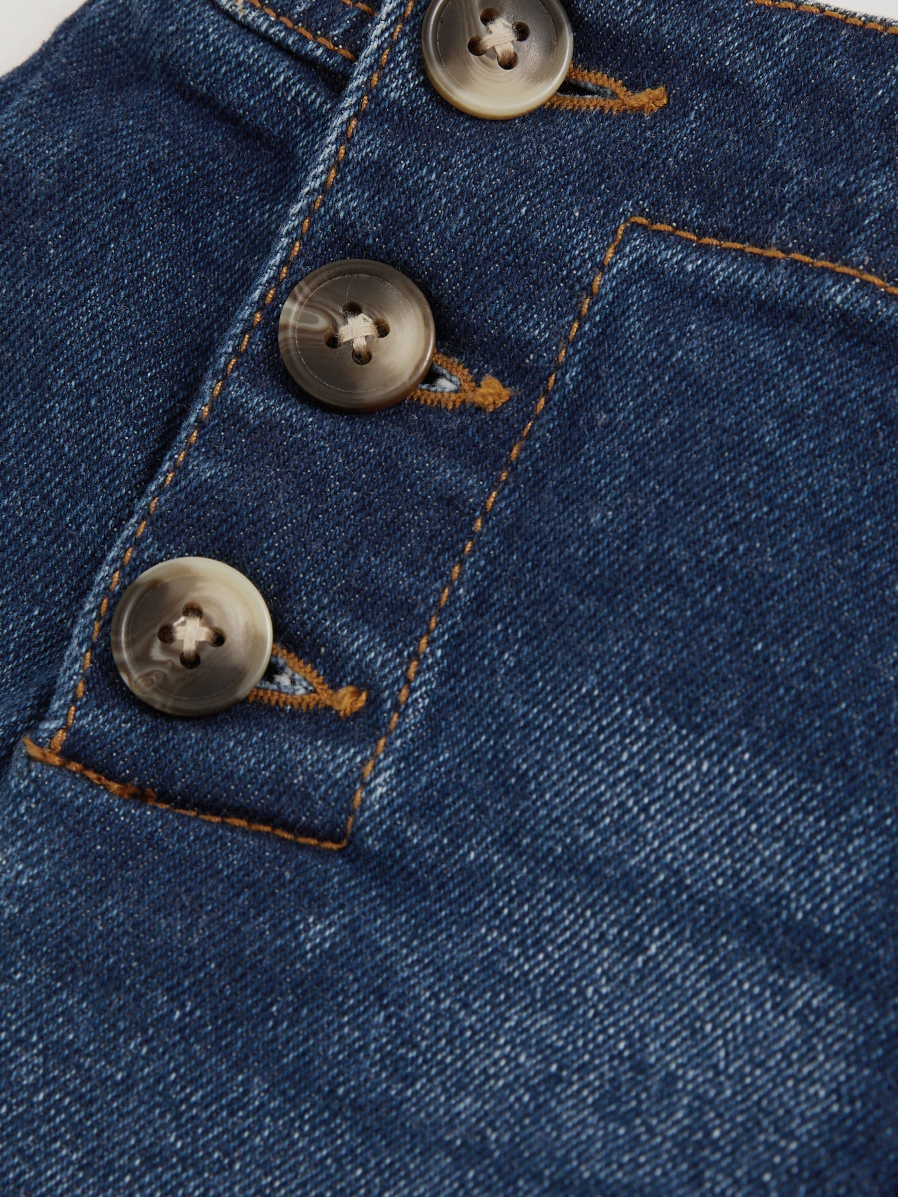 Reiss Carmelle Straight-Leg Sailor Jeans