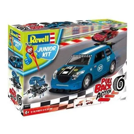Revell Junior Kit Pull Back Rallye Car, blau