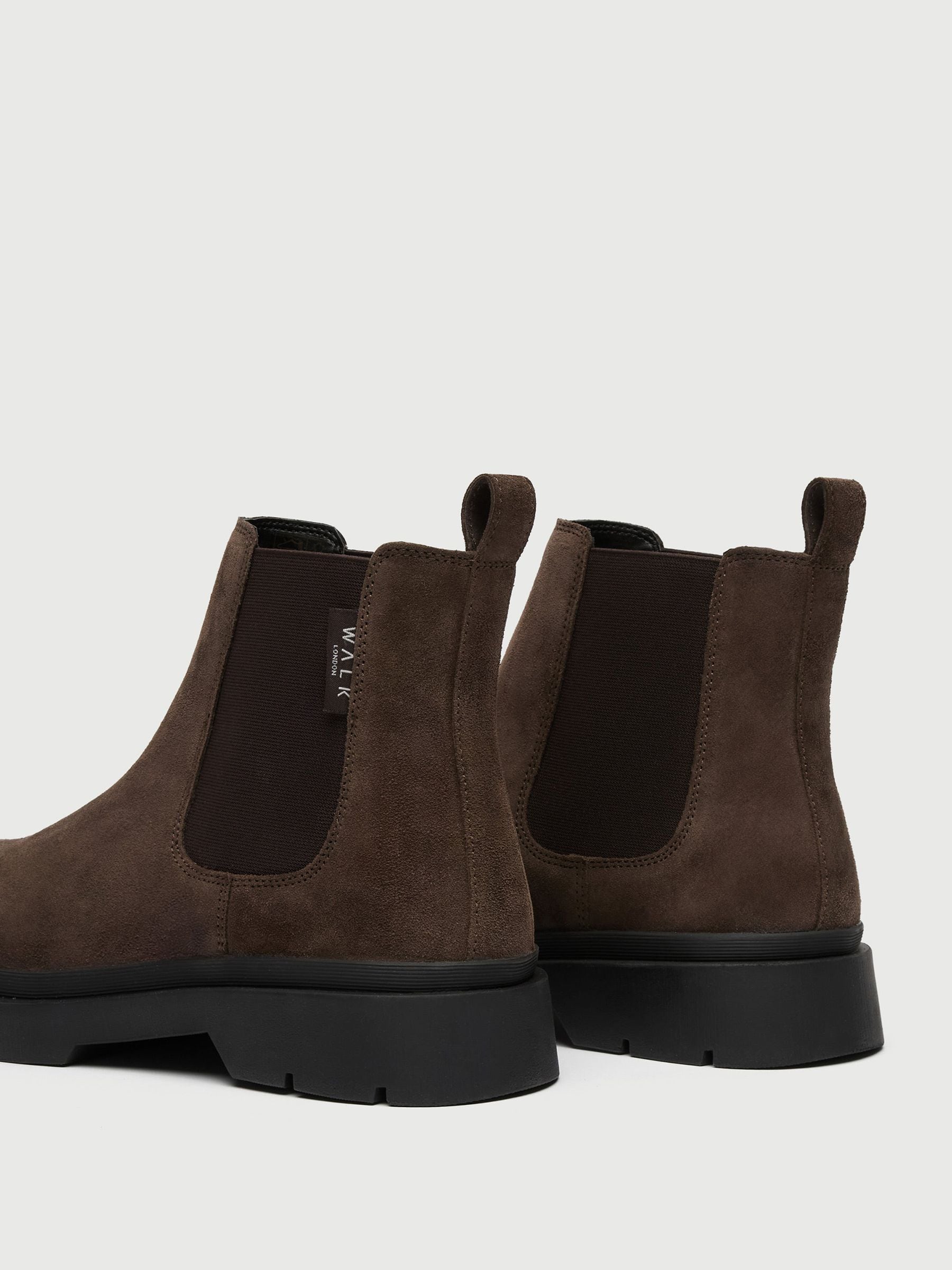Walk London Suede Callum Chelsea Boots
