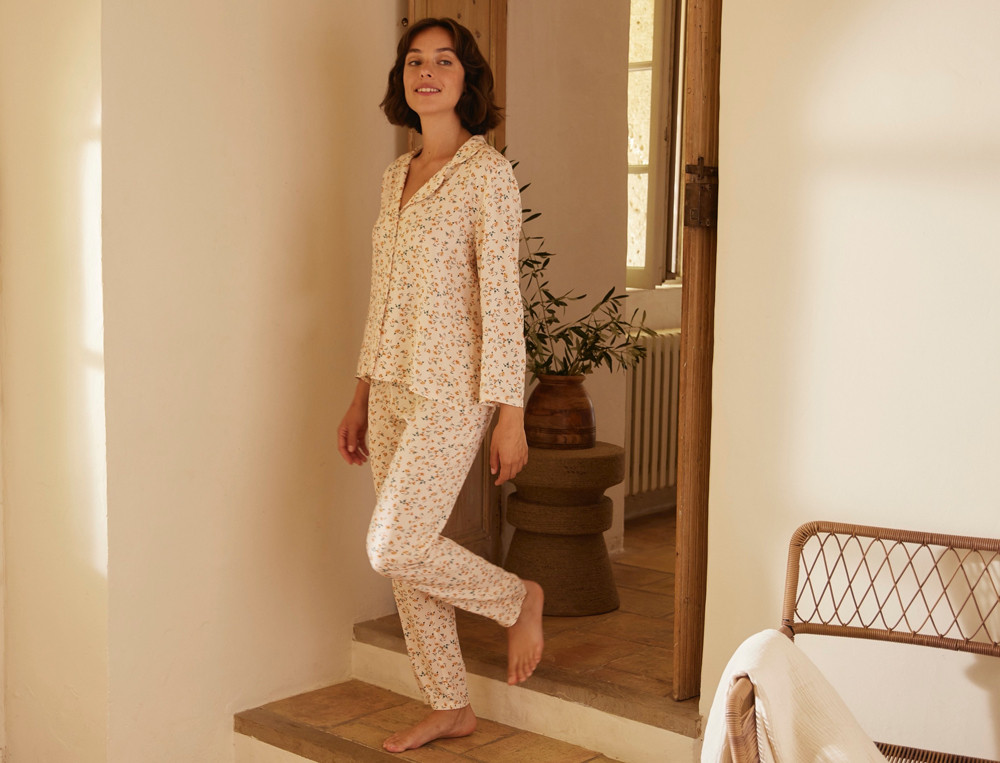 Pyjama femme-Charme bucolique
