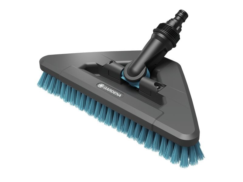 GARDENA Cleansystem Stielbürste hard flex Bürste für grössere, robuste Flächen