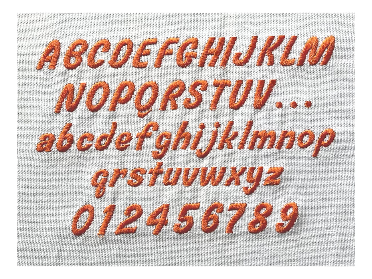 Broderie - Modèle C2 - Orange - Meilleur du Chef