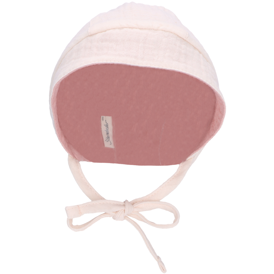 Sterntaler Wende Baby Mütze Uni zartrosa