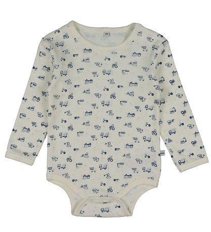 Pippi Baby Bodyer l/æ - 4-pak - Blåe Mirage