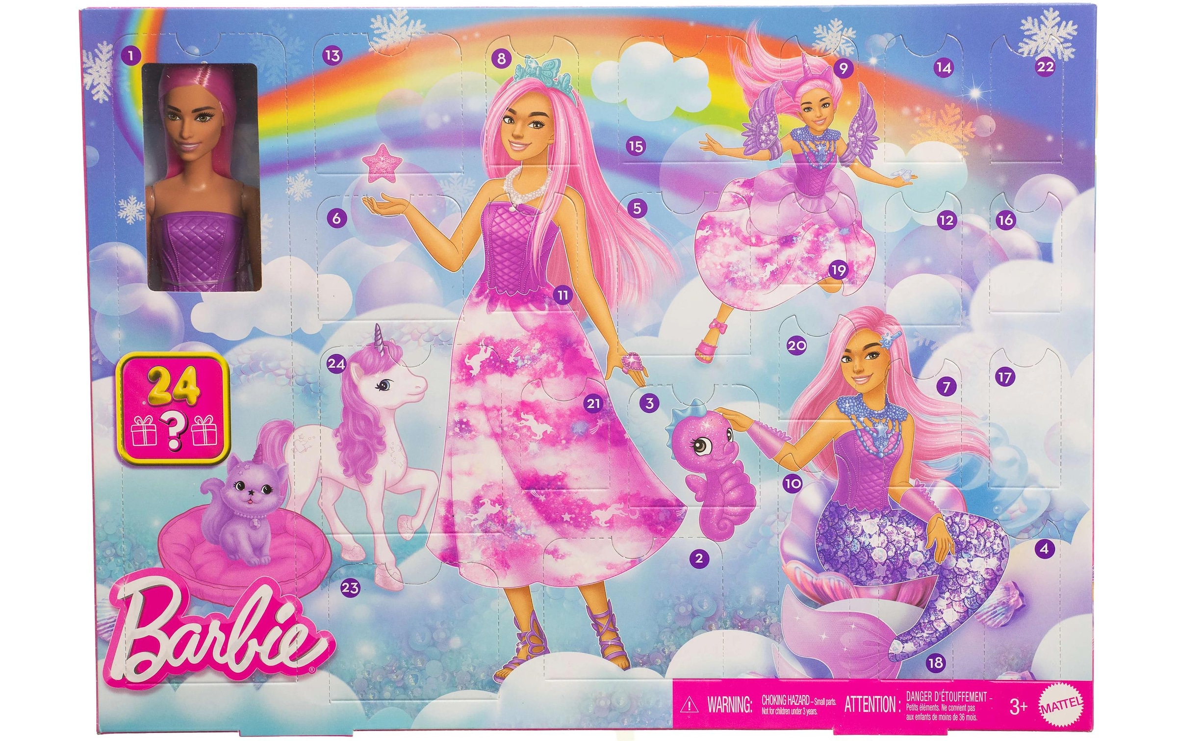 Barbie Adventskalender »Fantasy 2025« ab 3 Jahren