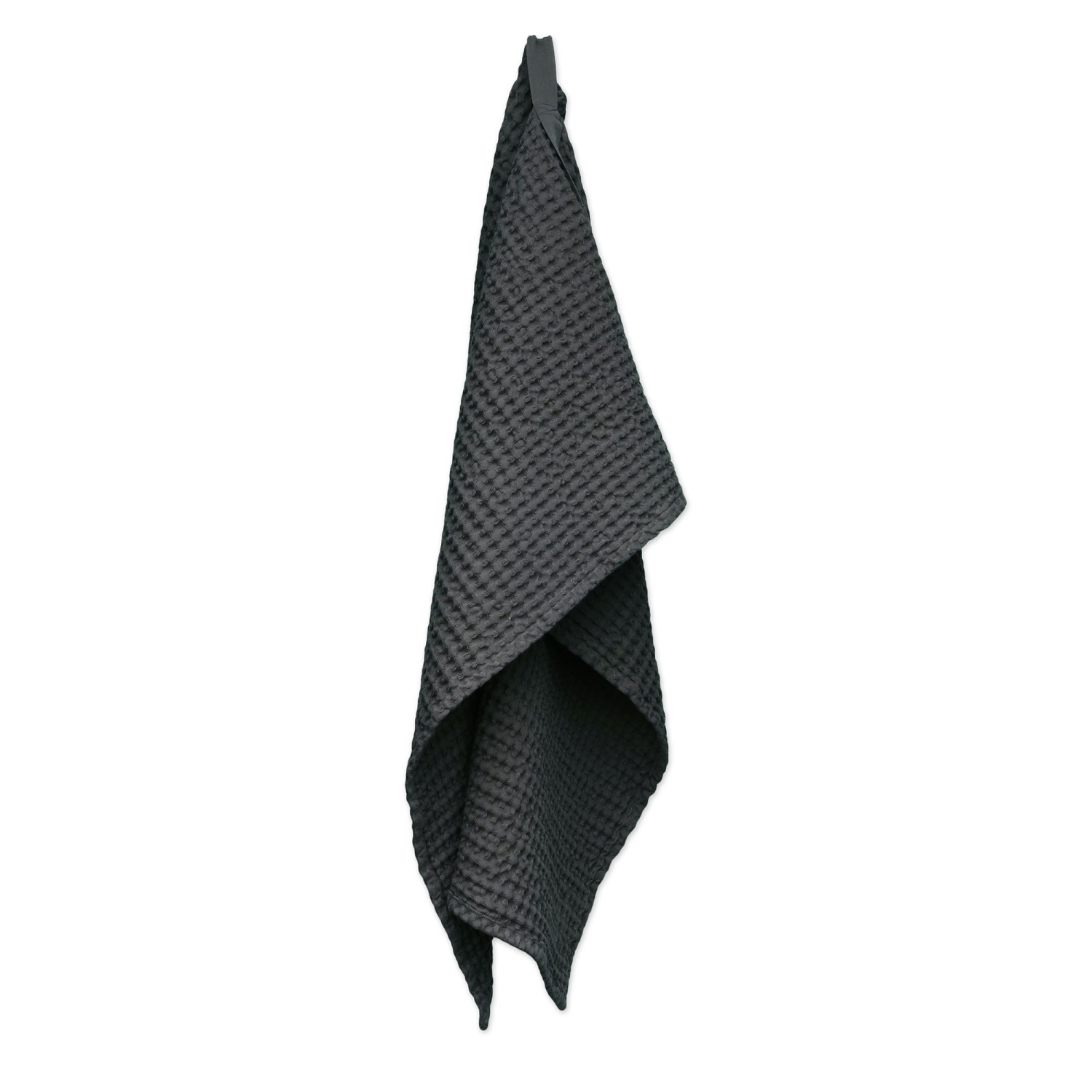 The Organic Company Handtuch Big Waffle Medium Towel Dark Grey