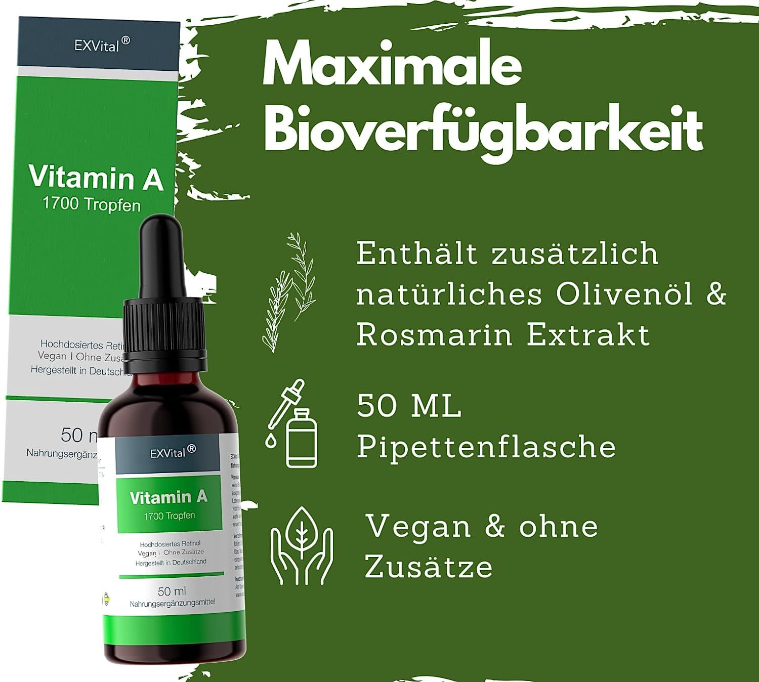 EXVital® Vitamin A Tropfen (Retinol)