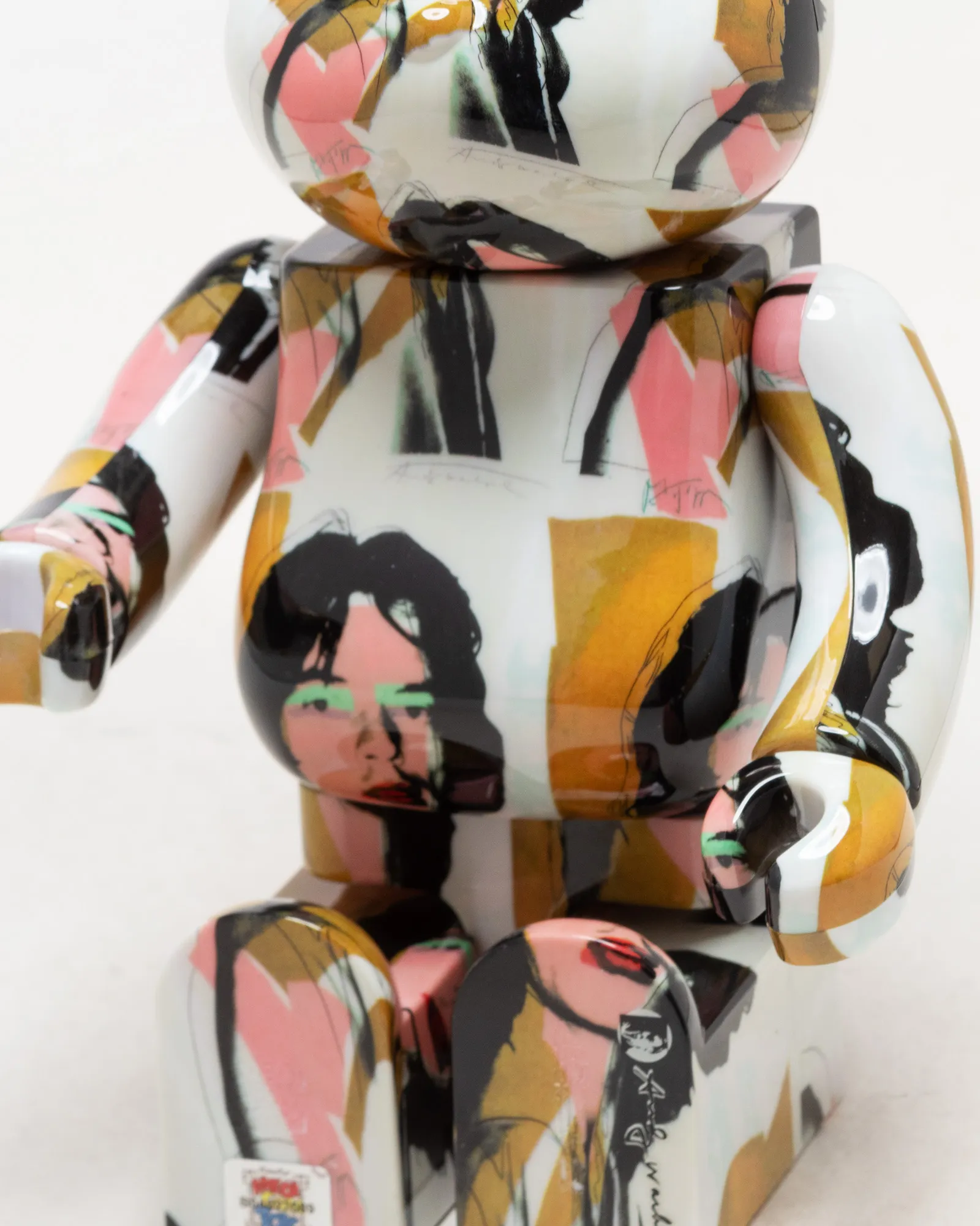 MEDICOM BEARBRICK 100% 400% ANDY WARHOL MICK JAGGER
