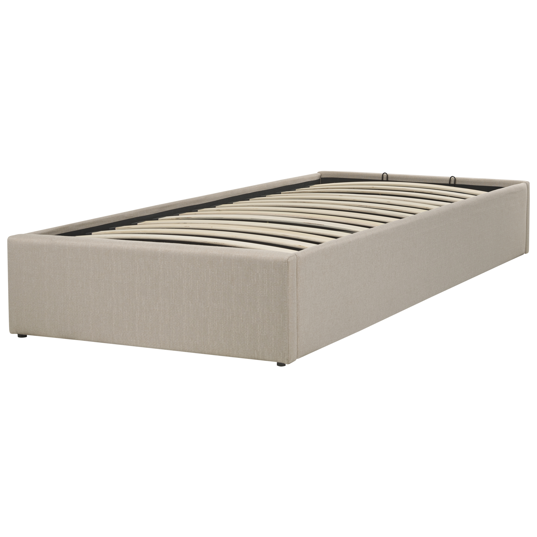 Beliani - DINAN - Kinderbed - Donker Beige - 90 x 200 cm - Polyester