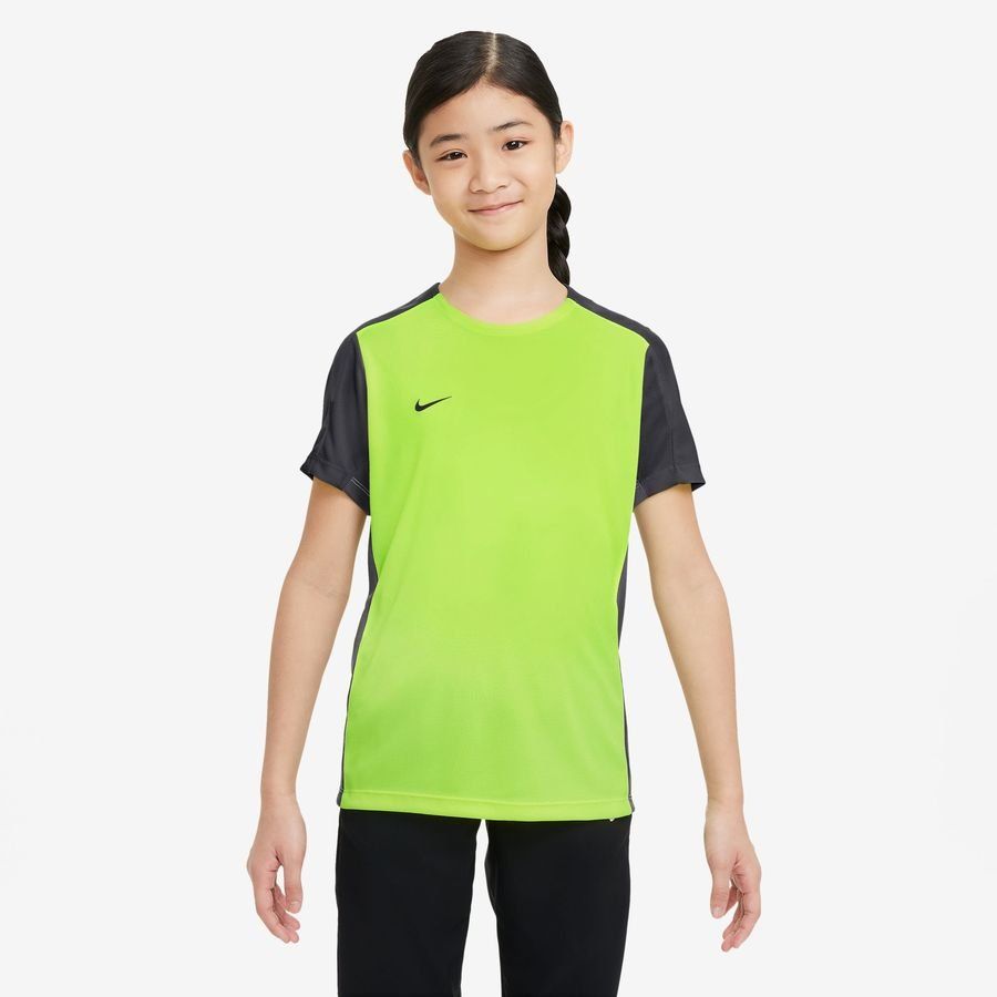 Nike T-shirt d'Entraînement Dri-FIT Strike - Jaune Fluo/Gris/Noir Enfant