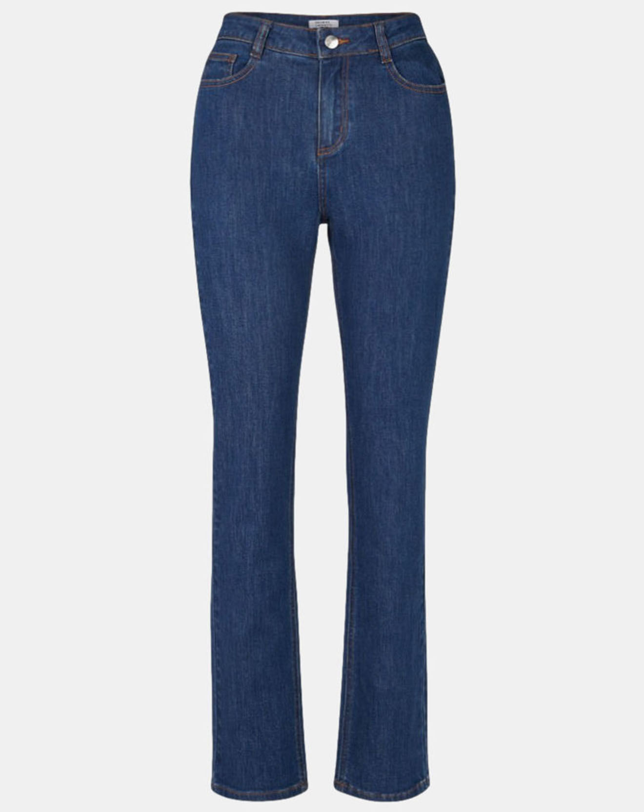 Galeries Lafayette Jean droit en Toile de Coton Grégoire bleu moyen
