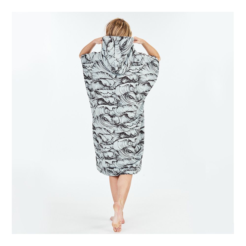 After Essentials OCEAN - Poncho dark grey
