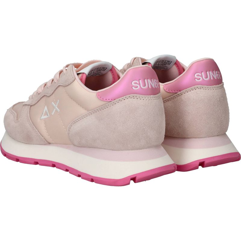 Sun 68 Ally Solid Nylon Sneakers Roze Dames
