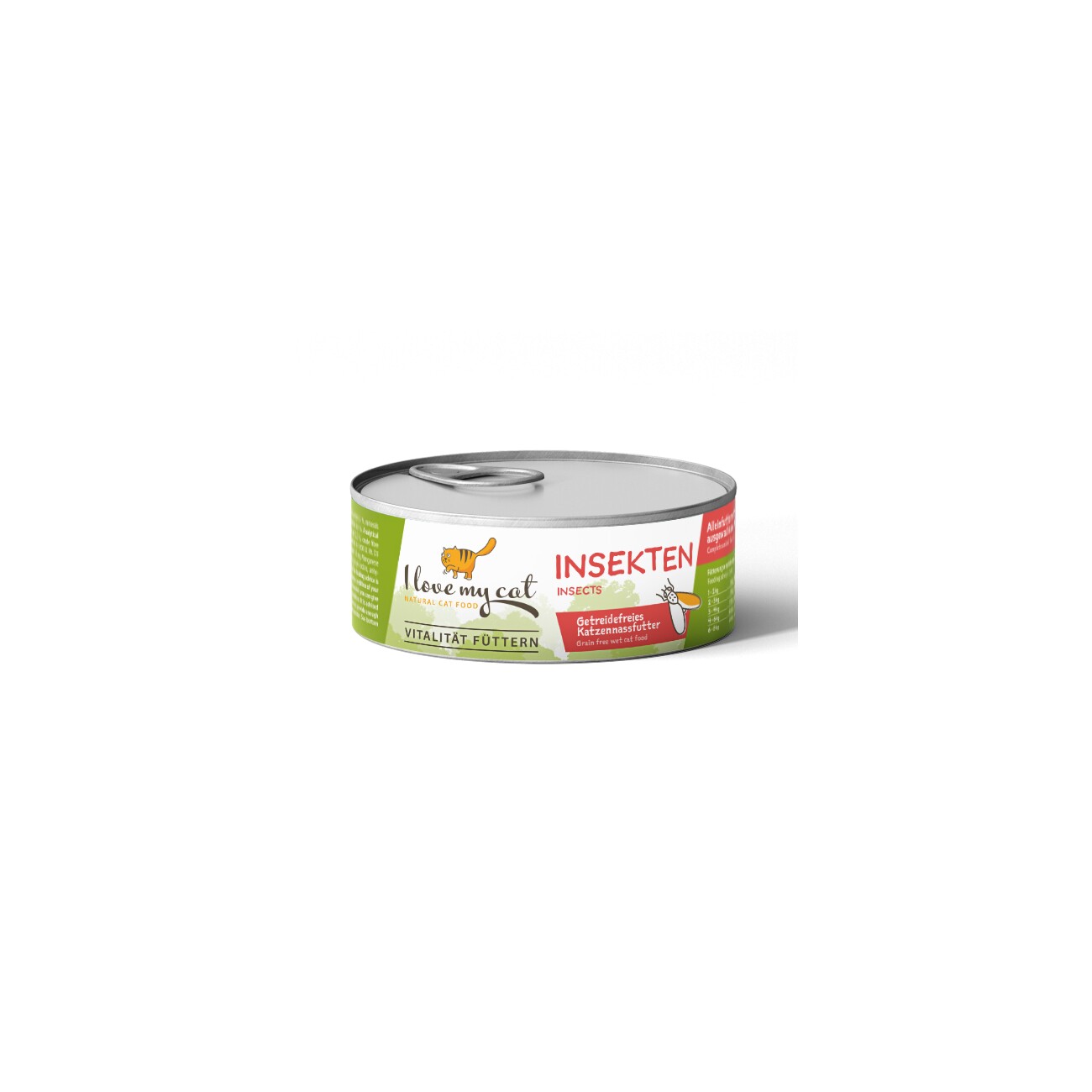 I love my cat Katzenfutter Nass mit Insekten - 6x100g